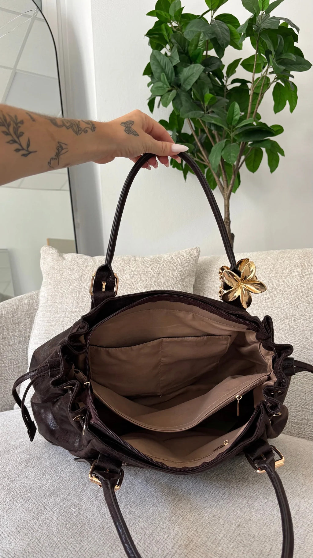 CANDICE BAG - BROWN