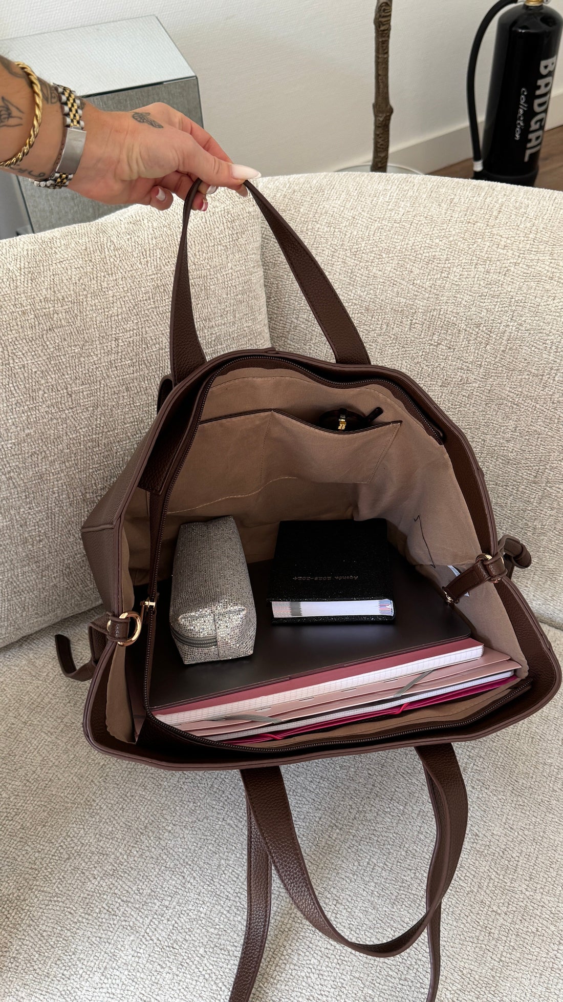 SOLENE BAG - CHOCO